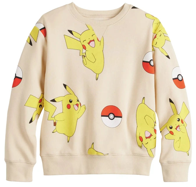 Pokémon crewneck sweatshirt anime style