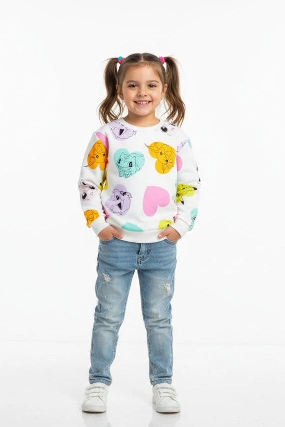 Pokémon sweatshirt cotton blend pullover