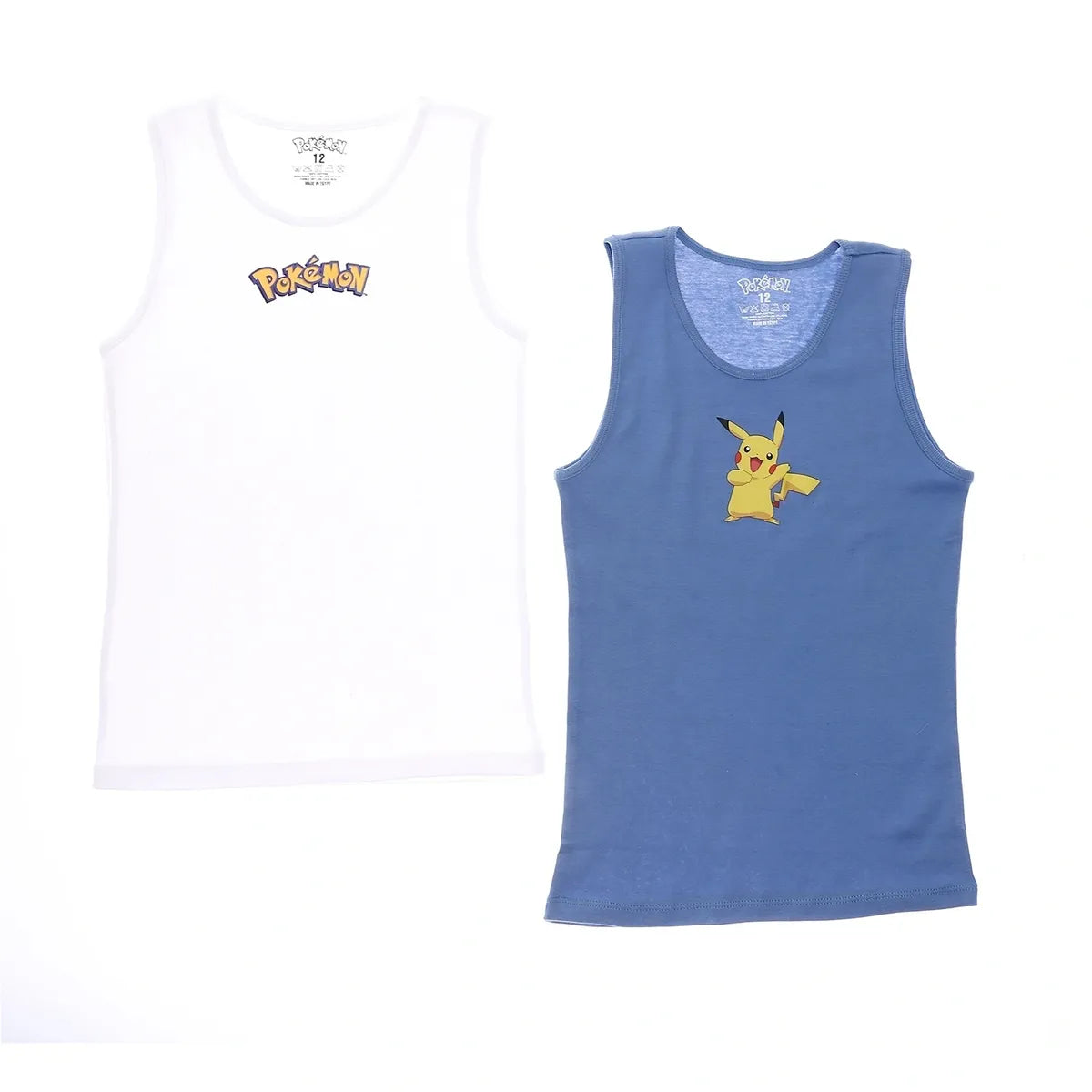 Pokemon Boys Tank Undershirt-Pack Of 2