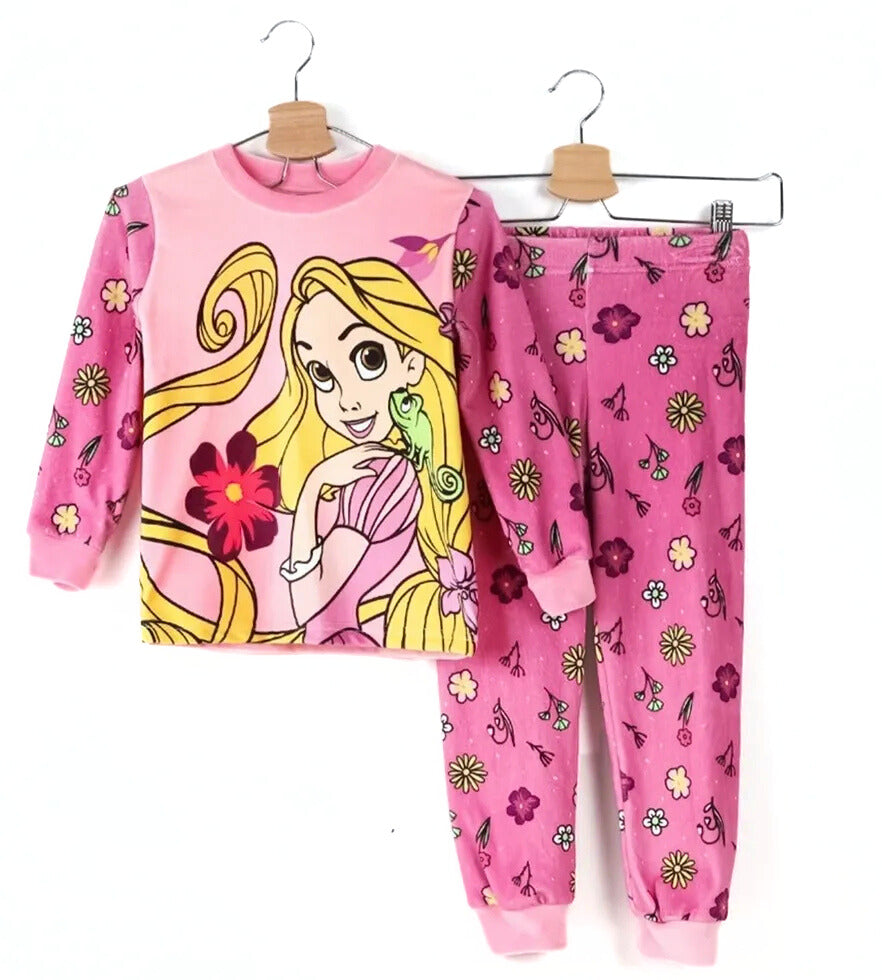 Repunzel Girls Long Sleeve & Pants Pajama Set