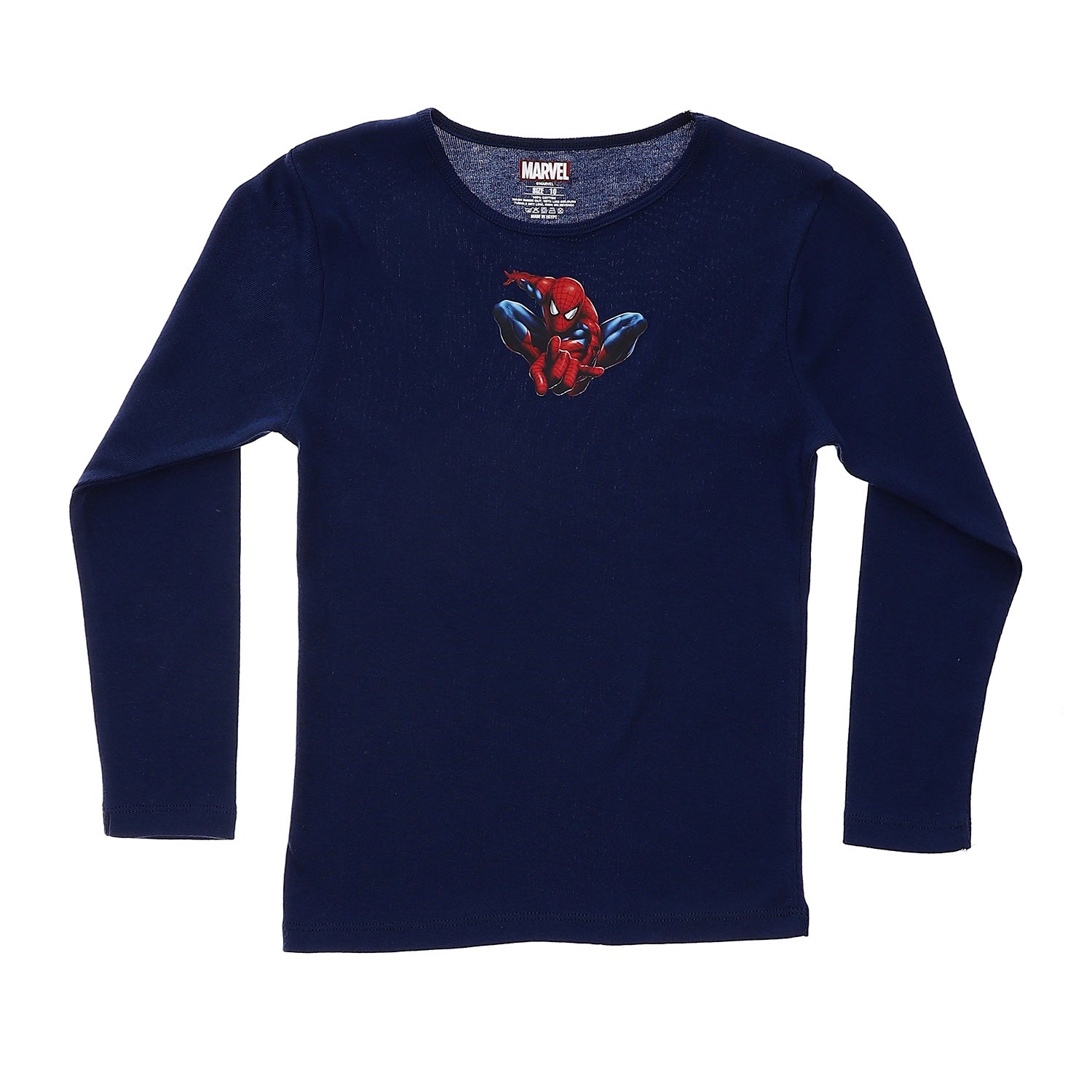 Spider-Man Boys Long Sleeve Undershirt-Pack Of 2