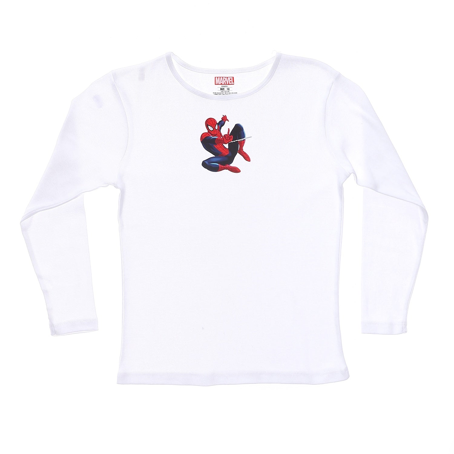 Spider-Man Boys Long Sleeve Undershirt-Pack Of 2