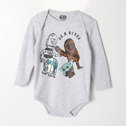 Star Wars Long Sleeve Babysuit-Pack Of 2
