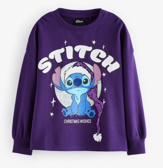 Stitch sweatshirt Disney casual wear