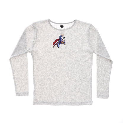 Super Man Boys Long Sleeve Undershirt-Pack Of 2