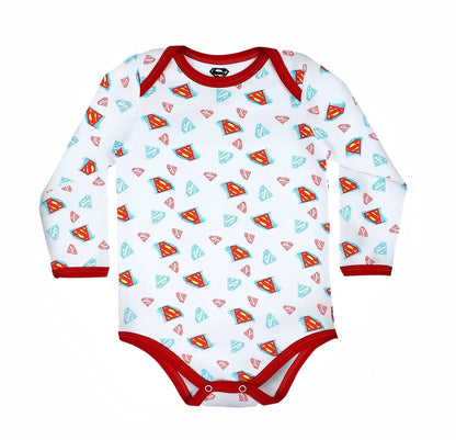 Superman Long Sleeve Babysuit
