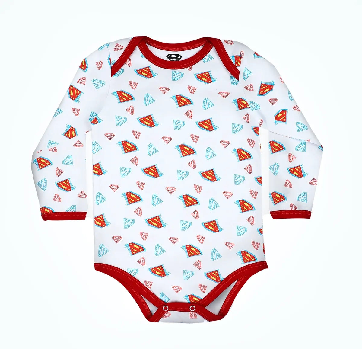 Superman Long Sleeve Babysuit