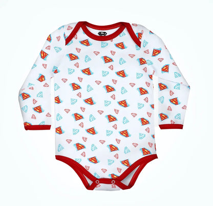 Superman Long Sleeve Babysuit