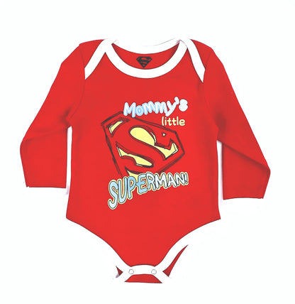 Superman Long Sleeve Babysuit