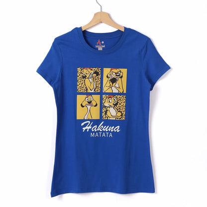 Timon & Pumba Women Short Sleeve Tee