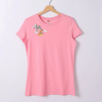 Tom & Jerry Women Short Sleeve Tee