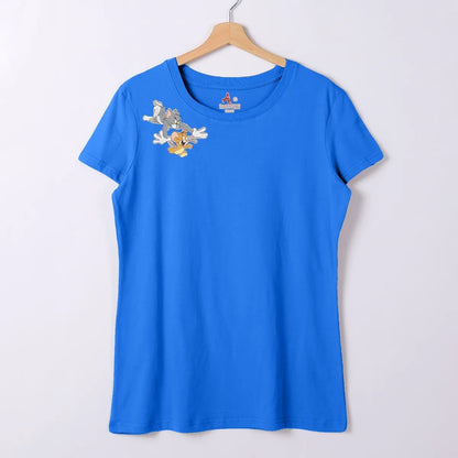Tom & Jerry Women Short Sleeve Tee