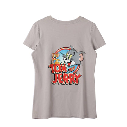 Tom & Jerry Women Short Sleeve Tee