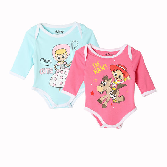 Toy Story Long Sleeve Babysuit-Pack Of 2