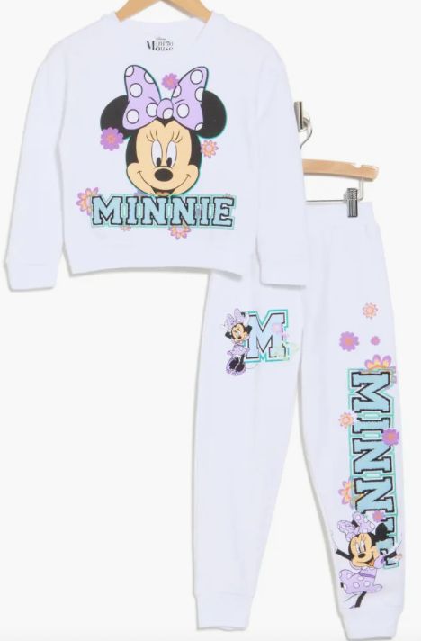 Minnie Mouse Girls Sweatshirt & Jogger Set