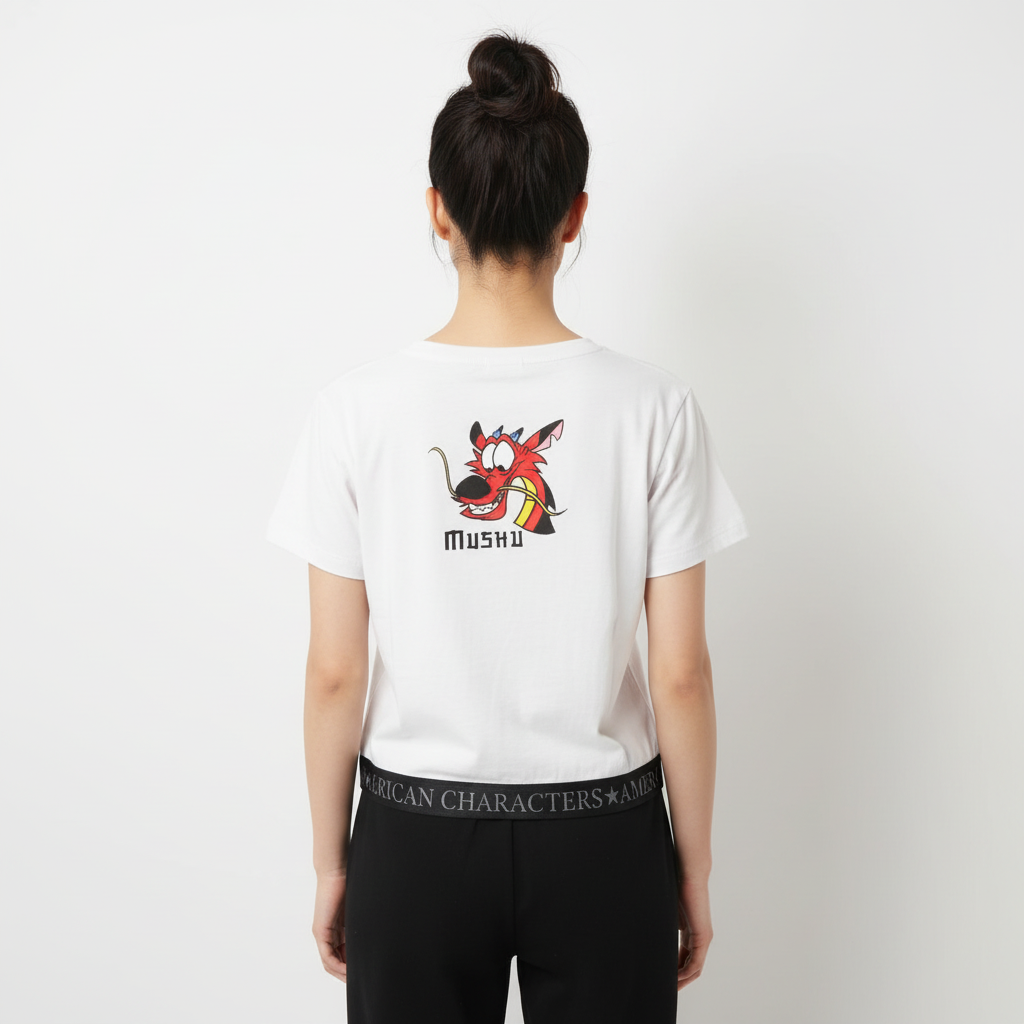 Women Crop Top American Characters