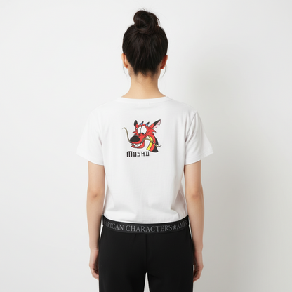 Women Crop Top American Characters