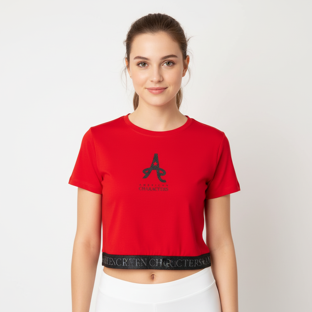 Women Crop Top American Characters
