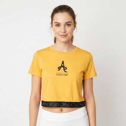 Women Crop Top American Characters