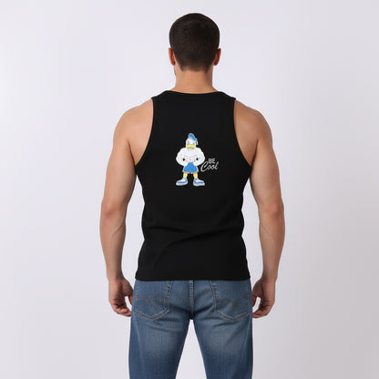 Men Tank Top Be Cool Donald Duck